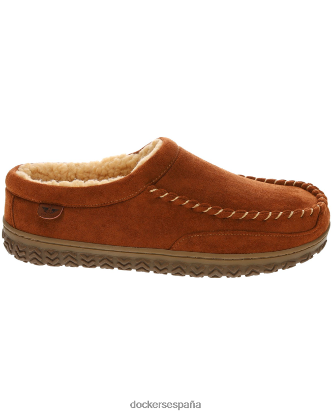 pantuflas tipo zueco de microgamuza hombres Dockers Castaño zapatos 8F04061068