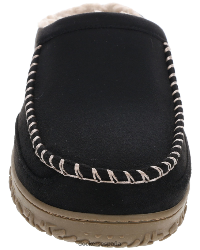 pantuflas tipo zueco de microgamuza hombres Dockers negro zapatos 8F04061067