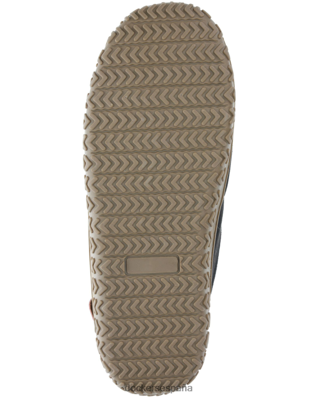 pantuflas tipo zueco de microgamuza hombres Dockers negro zapatos 8F04061067