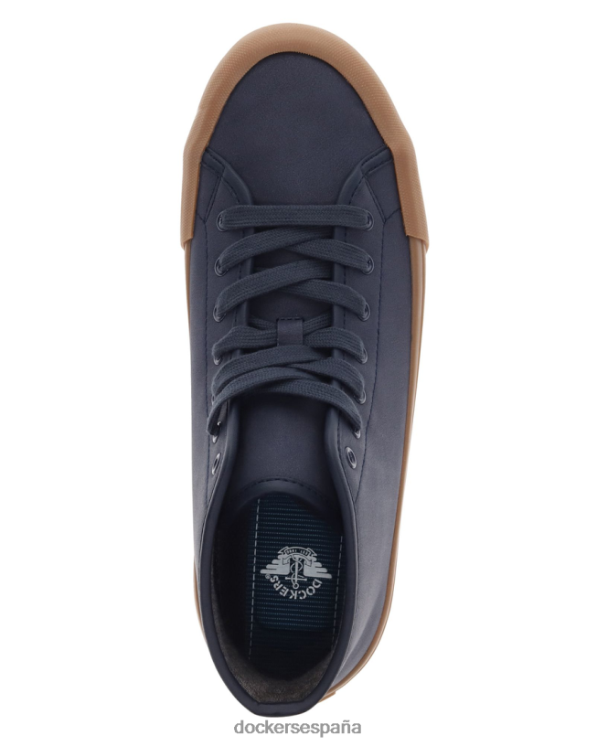 zapatillas altas forbes hombres Dockers azul marino/goma - azul zapatos 8F04061043
