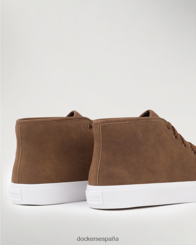 zapatillas altas forbes hombres Dockers gamuza sintética color canela zapatos 8F04061003