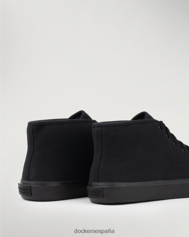 zapatillas altas forbes hombres Dockers sarga negra zapatos 8F04061002