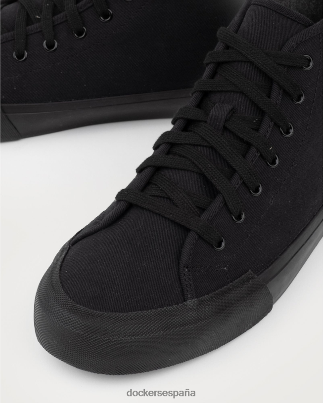 zapatillas altas forbes hombres Dockers sarga negra zapatos 8F04061002