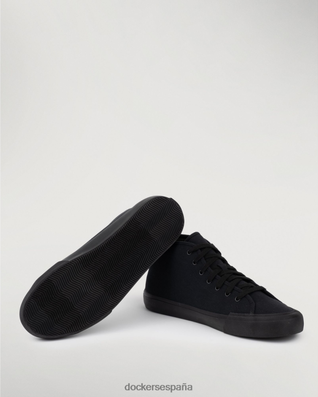 zapatillas altas forbes hombres Dockers sarga negra zapatos 8F04061002