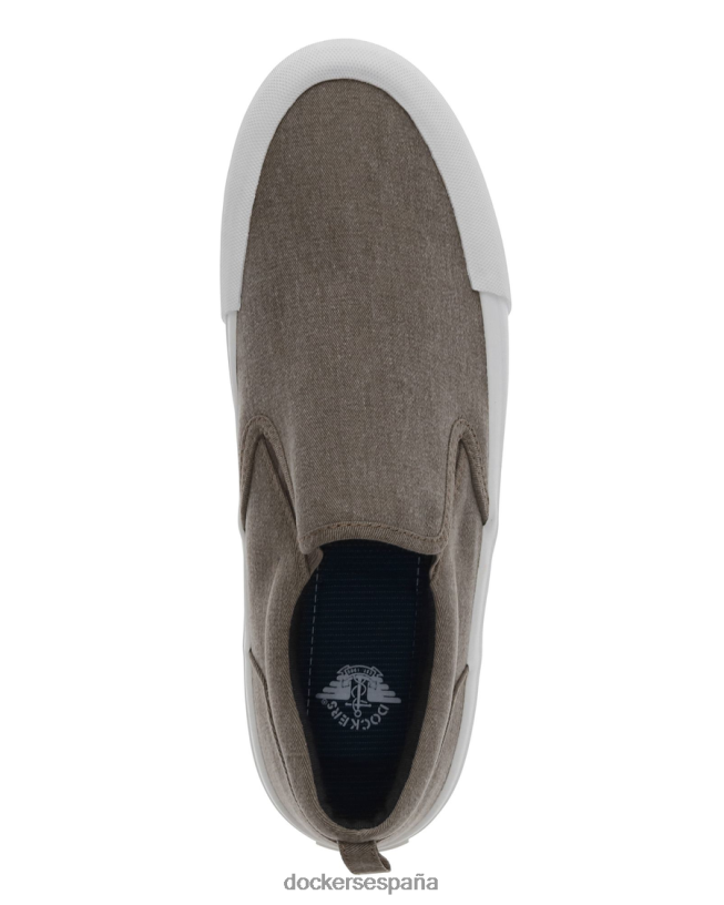 zapatillas fremont hombres Dockers gris topo - bronceado zapatos 8F04061010