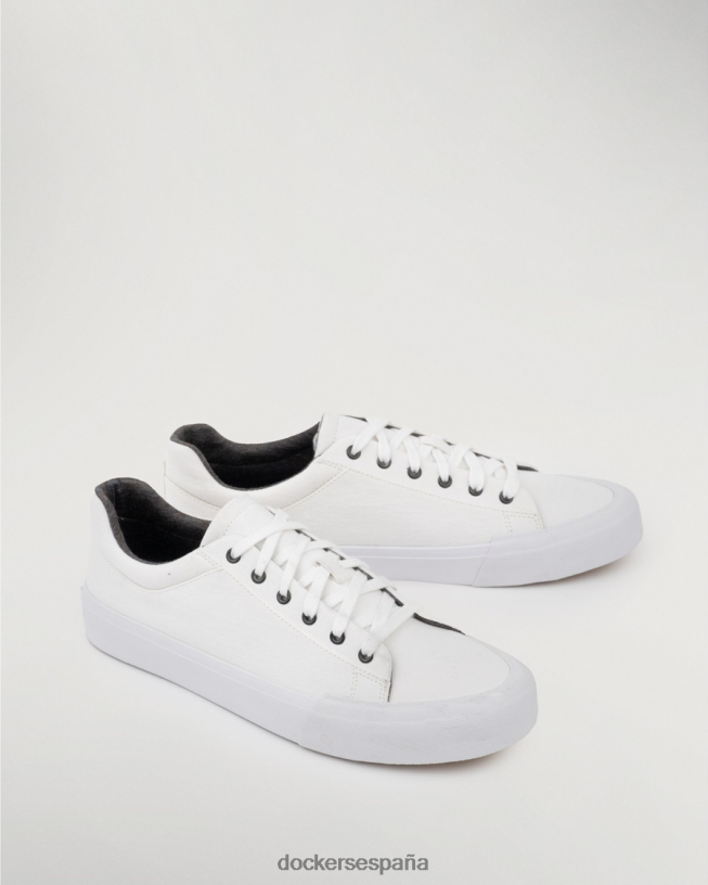 zapatillas frisco hombres Dockers blanco zapatos 8F04061001