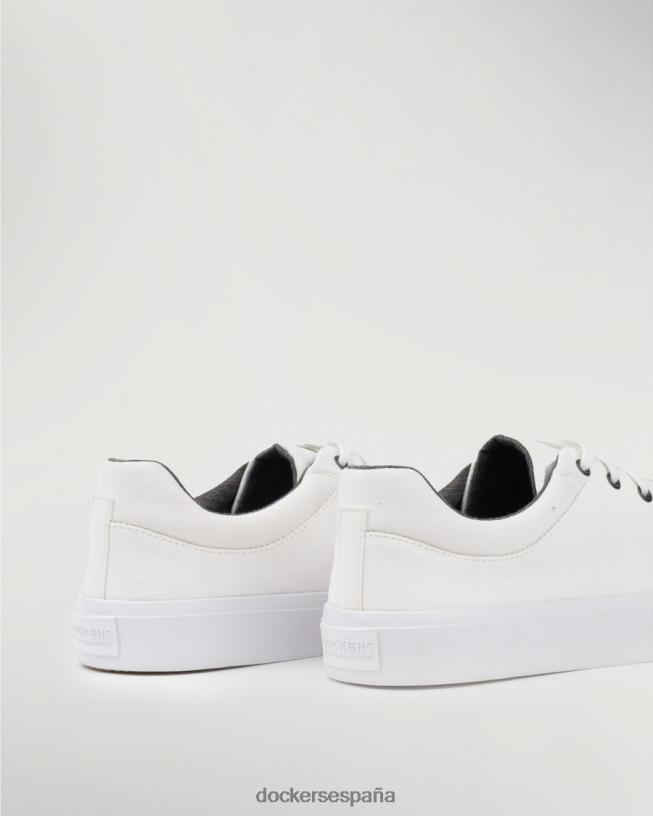 zapatillas frisco hombres Dockers blanco zapatos 8F04061001