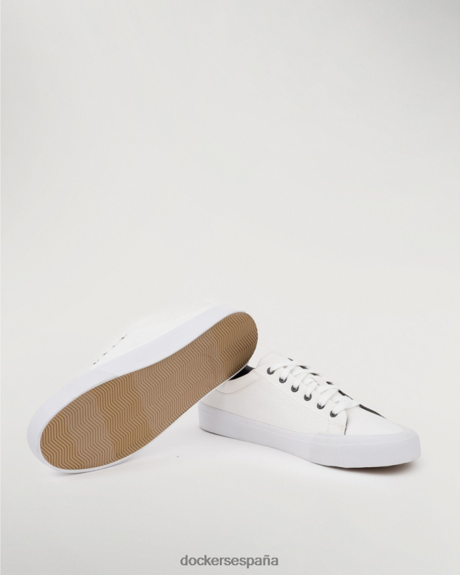 zapatillas frisco hombres Dockers blanco zapatos 8F04061001