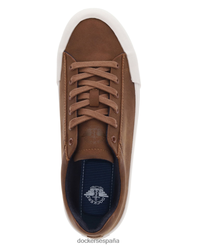 zapatillas frisco hombres Dockers gamuza sintética color canela zapatos 8F04061036