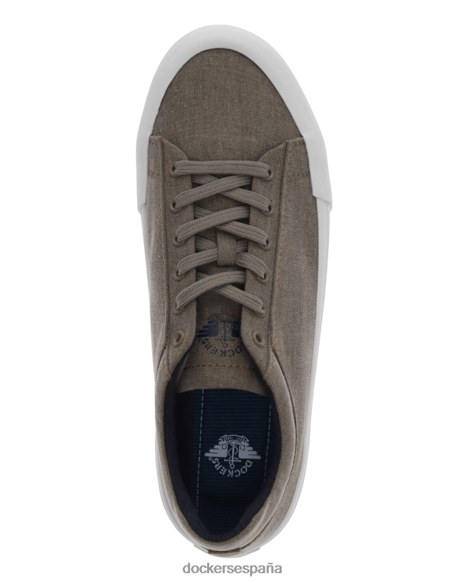 zapatillas frisco hombres Dockers gris topo - bronceado zapatos 8F04061009