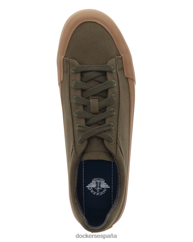 zapatillas frisco hombres Dockers verde oliva zapatos 8F04061038
