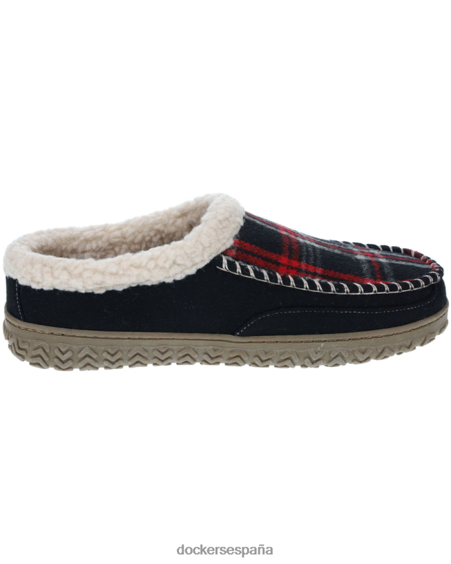 zapatillas tipo zueco resistentes hombres Dockers negro zapatos 8F04061094