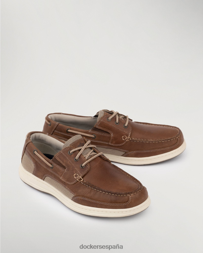 zapatos náuticos baliza hombres Dockers brezo - marrón zapatos 8F04061023