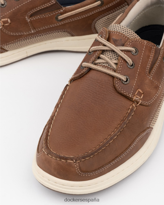 zapatos náuticos baliza hombres Dockers brezo - marrón zapatos 8F04061023