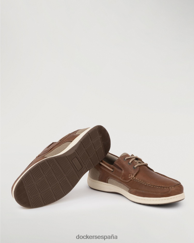 zapatos náuticos baliza hombres Dockers brezo - marrón zapatos 8F04061023