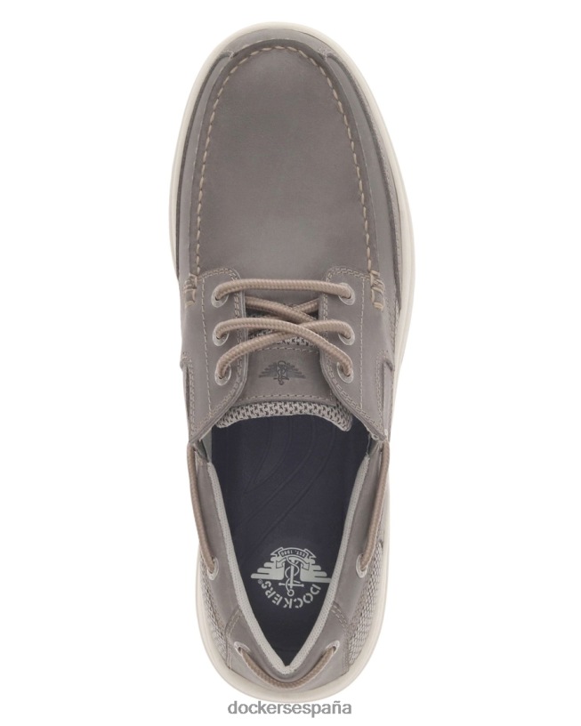 zapatos náuticos baliza hombres Dockers gris zapatos 8F04061024