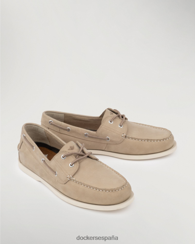 zapatos náuticos vargas hombres Dockers piedra - bronceado zapatos 8F04061015
