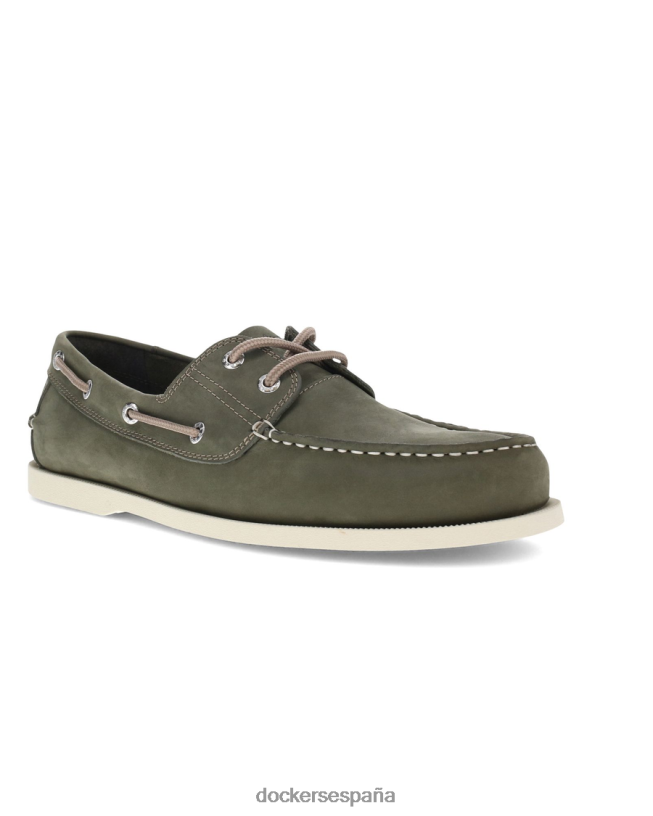 zapatos náuticos vargas hombres Dockers verde oliva zapatos 8F04061016