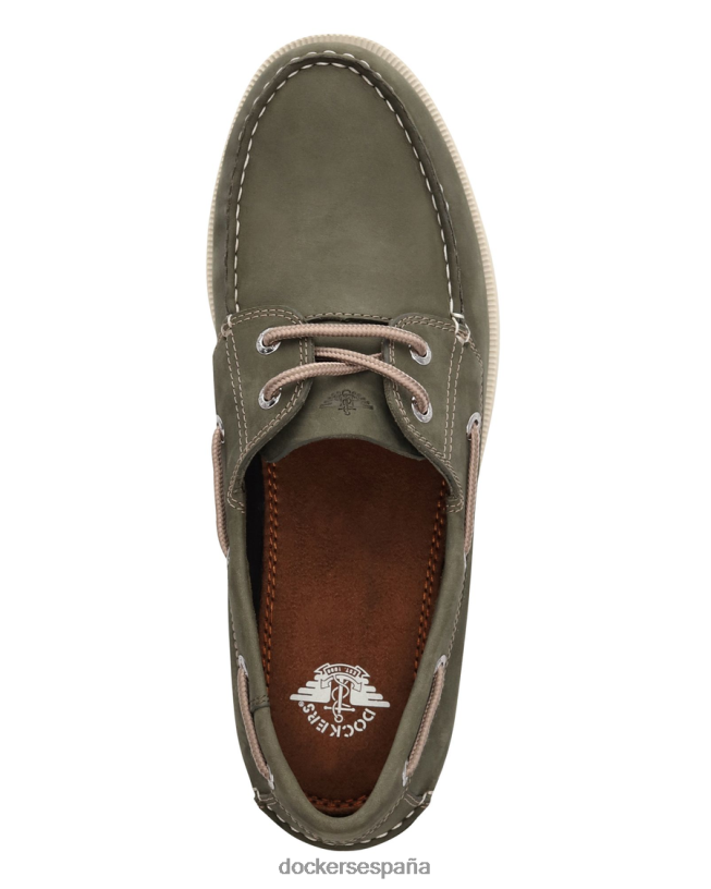 zapatos náuticos vargas hombres Dockers verde oliva zapatos 8F04061016