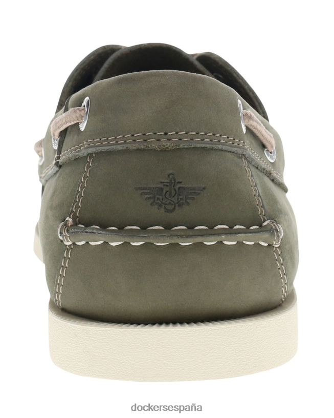 zapatos náuticos vargas hombres Dockers verde oliva zapatos 8F04061016