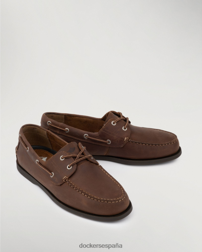 zapatos náuticos vargas hombres Dockers óxido - marrón zapatos 8F04061013