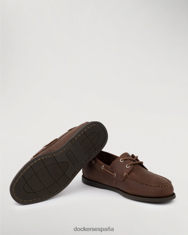 zapatos náuticos vargas hombres Dockers óxido - marrón zapatos 8F04061013