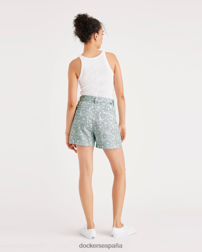 corbata delantera corta mujer Dockers puerto casia gris ropa 8F04061166