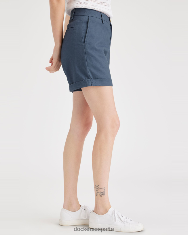 pantalones cortos chinos originales mujer Dockers índigo vintage - azul ropa 8F04061160