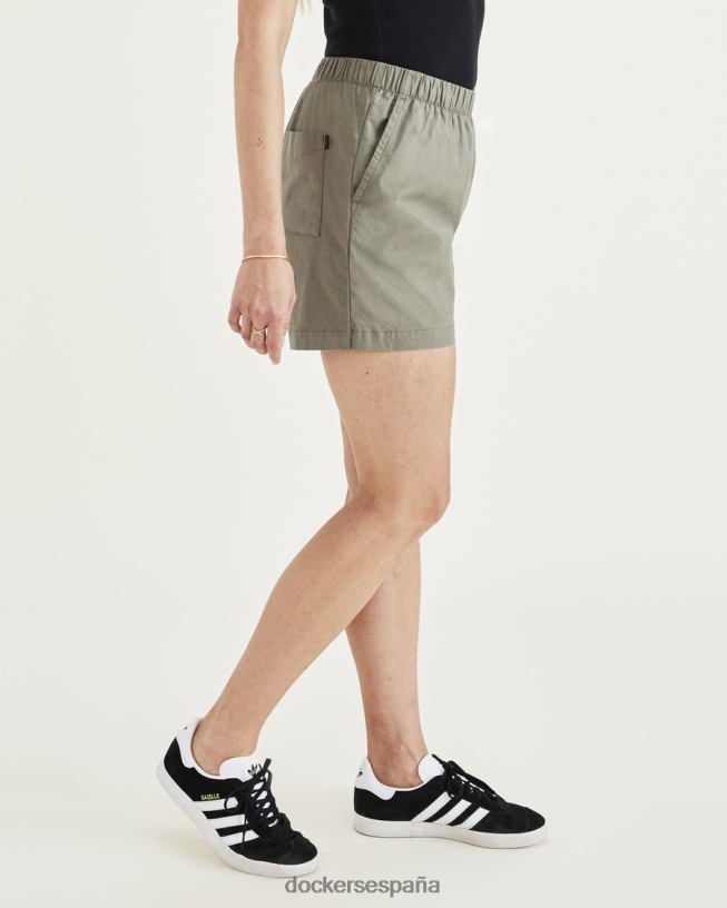 pantalones cortos sin cierres de fin de semana mujer Dockers camuflaje - verde ropa 8F04061177