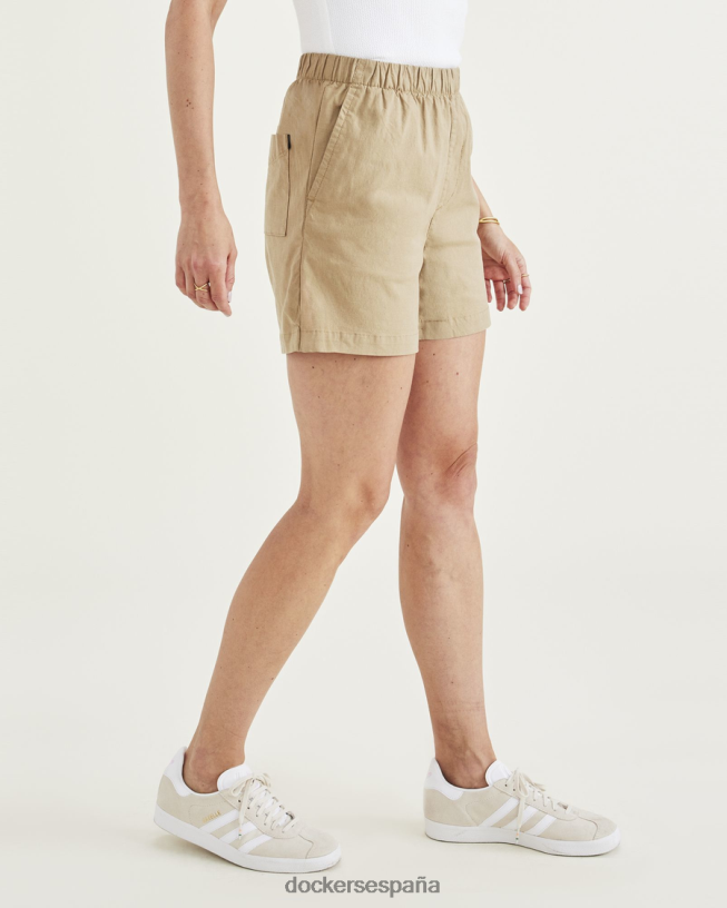 pantalones cortos sin cierres de fin de semana mujer Dockers cosecha de oro - bronceado ropa 8F04061174