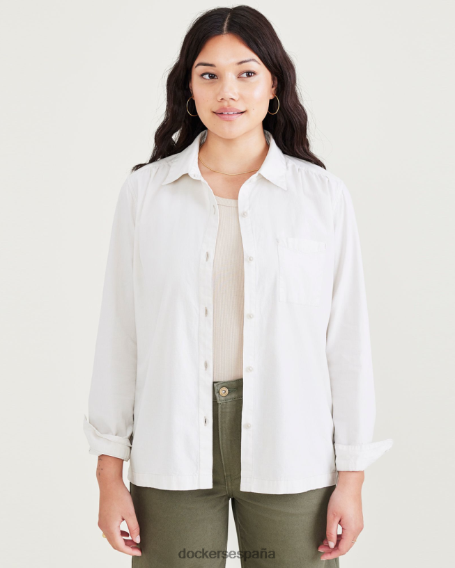 camisa favorita con botones, corte regular mujer Dockers Sáhara caqui ropa 8F04061253
