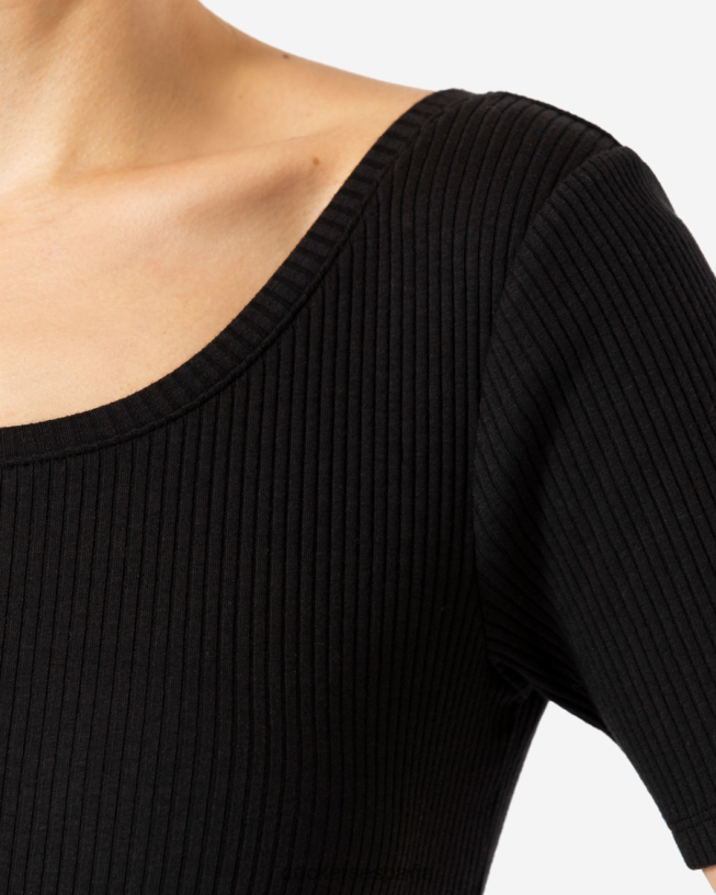 camiseta con cuello redondo mujer Dockers negro mineral ropa 8F04061325