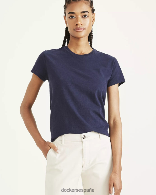 camiseta favorita, corte ajustado mujer Dockers blazer azul marino - azul ropa 8F04061144