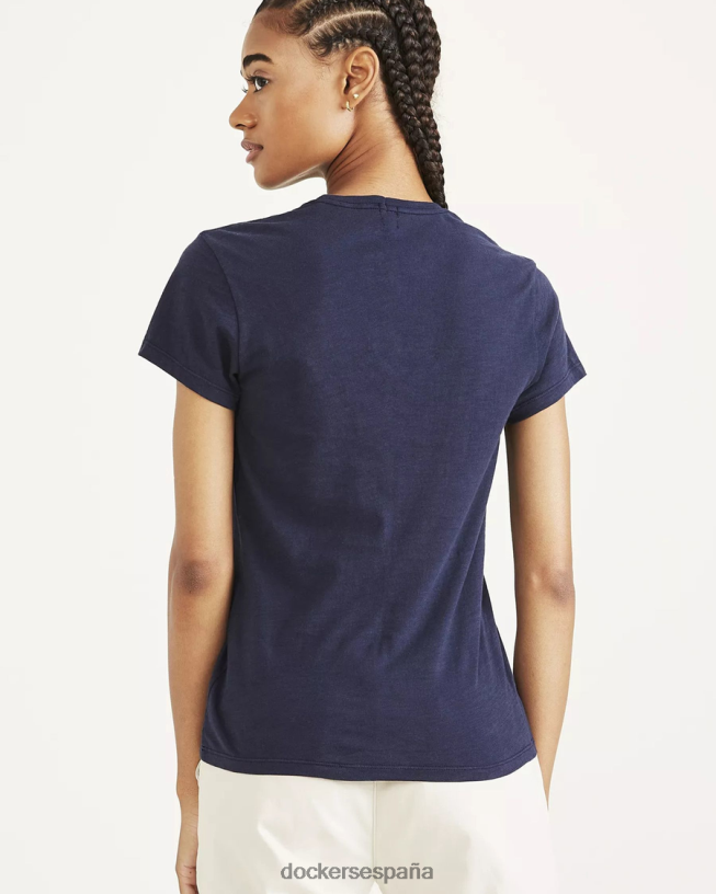 camiseta favorita, corte ajustado mujer Dockers blazer azul marino - azul ropa 8F04061144