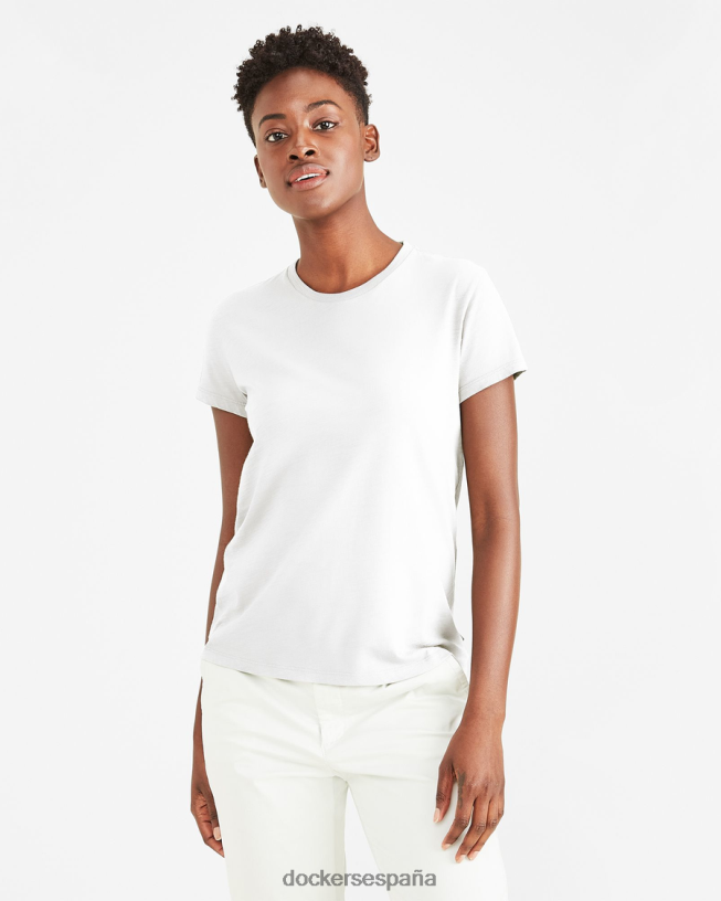 camiseta favorita, corte ajustado mujer Dockers papel blanco ropa 8F04061143