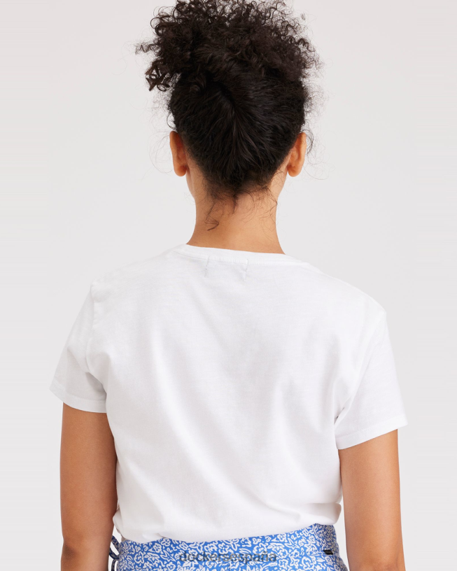 camiseta gráfica, corte ajustado mujer Dockers blanco brillante ropa 8F04061140