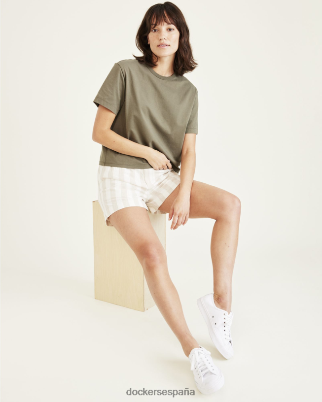 camiseta original, ajuste regular mujer Dockers camuflaje - verde ropa 8F04061280