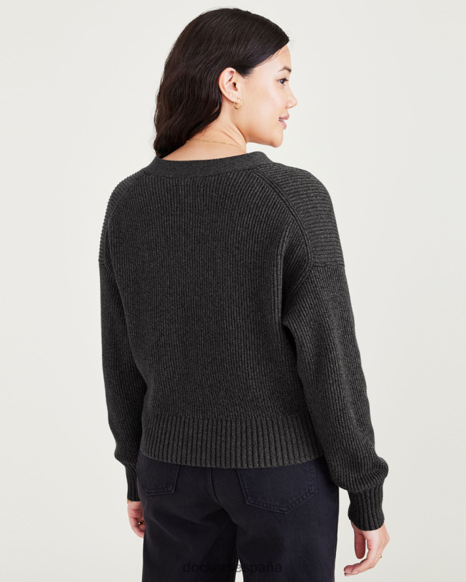 cárdigan corto, corte relajado mujer Dockers ragtime hermoso negro - negro ropa 8F04061279