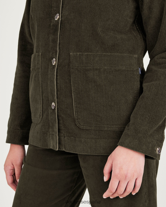abrigo de trabajo, corte estándar mujer Dockers noche del bosque - verde ropa 8F04061298
