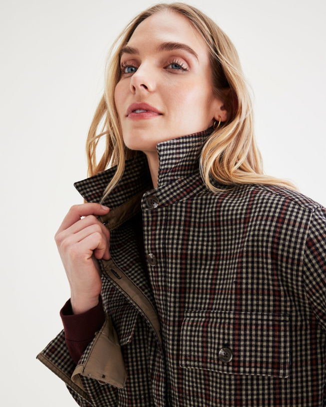 chaqueta camisera, ajuste relajado mujer Dockers acorde decadente chocolate - marrón ropa 8F04061255