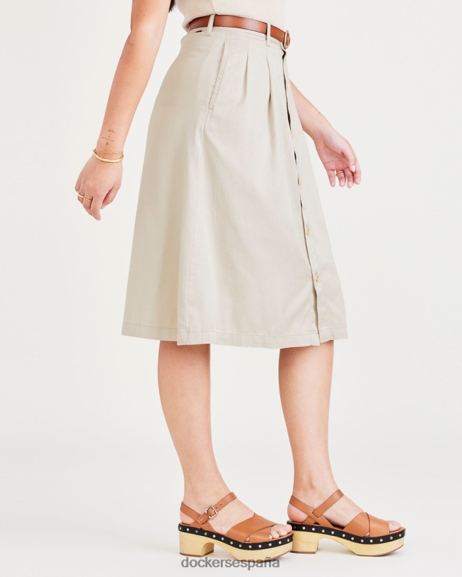 falda midi mujer Dockers Sáhara caqui ropa 8F04061292
