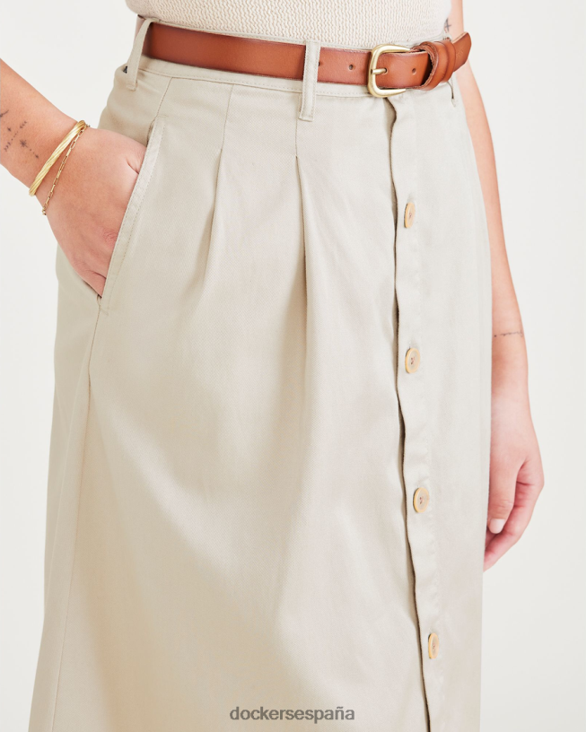 falda midi mujer Dockers Sáhara caqui ropa 8F04061292
