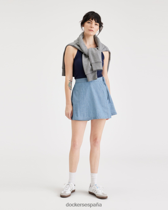 minifalda mujer Dockers amapola - azul ropa 8F04061154