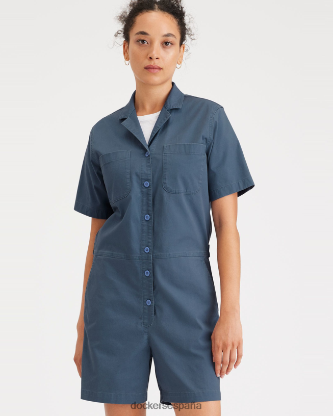 mono corto, ajuste relajado mujer Dockers índigo vintage - azul ropa 8F04061168