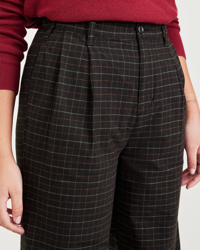 Caqui original, plisado, corte ancho y alto. mujer Dockers frijol negro - negro ropa 8F04061217
