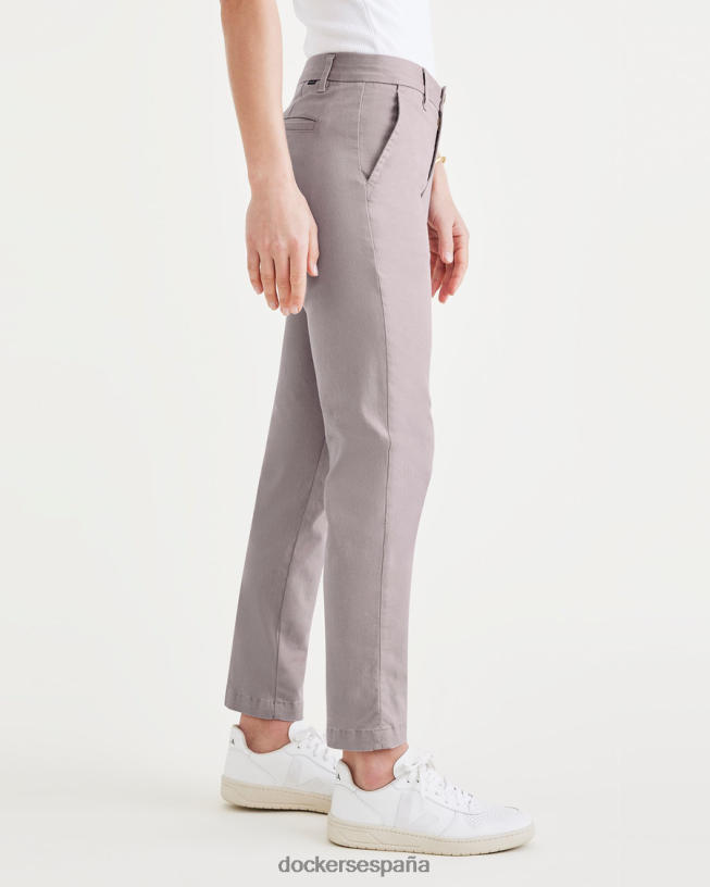 chinos de fin de semana, corte ajustado: edición premium mujer Dockers paloma morada ropa 8F04061222