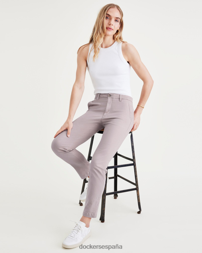 chinos de fin de semana, corte ajustado: edición premium mujer Dockers paloma morada ropa 8F04061222