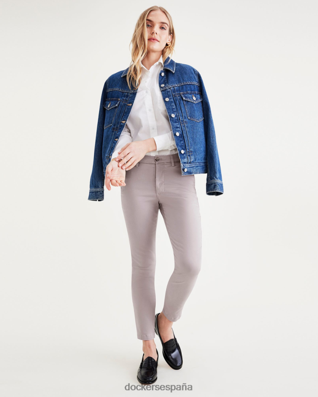 chinos de fin de semana, corte ajustado: edición premium mujer Dockers paloma morada ropa 8F04061312