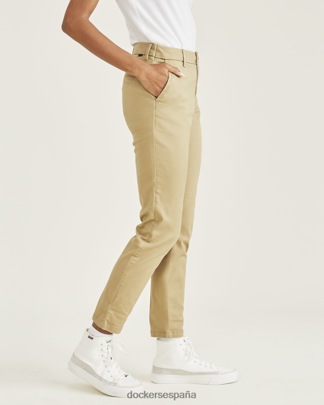 chinos de fin de semana, corte ceñido mujer Dockers cosecha de oro - bronceado ropa 8F04061107