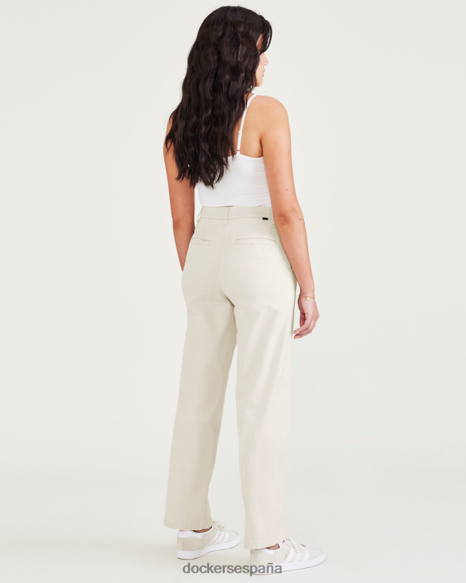chinos de fin de semana, corte recto mujer Dockers Sáhara caqui ropa 8F04061115